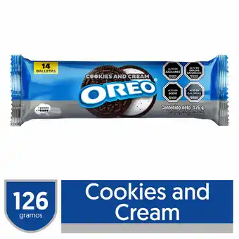 Unimarc Galleta Oreo cookies and cream 126 g oferta
