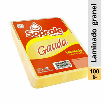 Unimarc Queso gauda Soprole laminado granel 100 g oferta