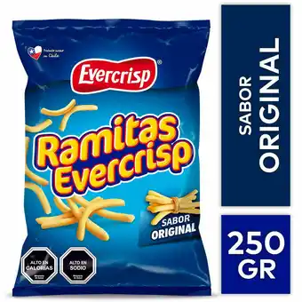 Unimarc Ramitas Evercrisp original 250 g oferta