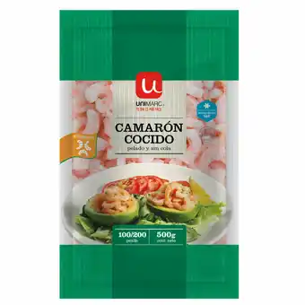 Unimarc Camarón cocido Unimarc pelado y sin cola bolsa 500 g oferta