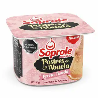 Unimarc Postre leche asada Soprole Postres de la Abuela pote 120 g oferta