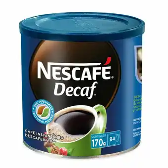 Unimarc Café instantáneo Nescafé decaf lata 170 g oferta