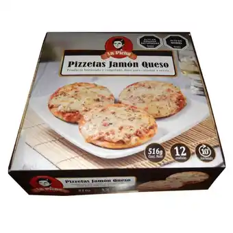 Unimarc Pizzetas La Picha queso jamón 12 un 516 g oferta