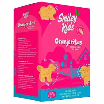 Unimarc Galletas Smiley Kids granjeritas vainilla 150 g oferta