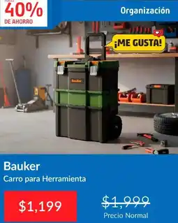 Constructor Sodimac Bauker - carro para herramienta oferta