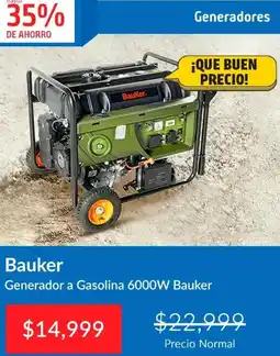 Constructor Sodimac Bauker - gasolina 6000w oferta