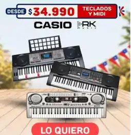 Casa Royal Casio - teclados y midi oferta