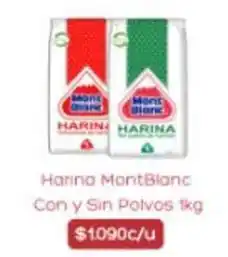 Supermercados Romanini Mont blanc - harina con y sin polvos oferta