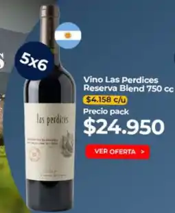 Supermercado Diez Vino las perdices reservable blend oferta