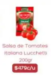 Supermercados Romanini Lucchetti - salsa de tomates italiana oferta