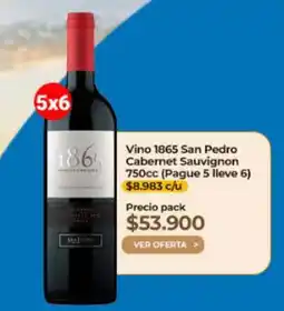 Supermercado Diez 1865 - vino san pedro cabernet sauvignon oferta