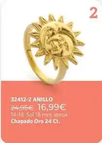 Cristian Lay Sol - 32412-2 anillos oferta