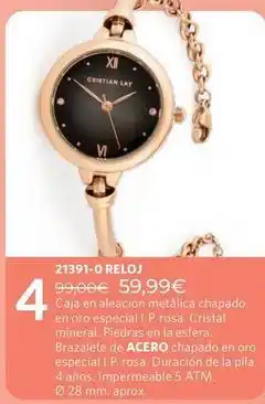Cristian Lay Cristal - 21391-0 reloj oferta