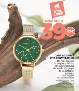 Cristian Lay Cristal - cada segundo, una constelación oferta