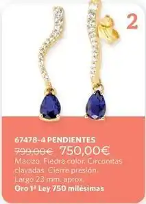 Cristian Lay 67478-4 pendientes oferta