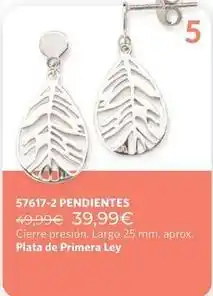 Cristian Lay 57617-2 pendientes oferta