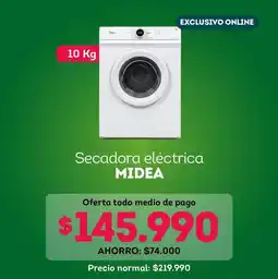 Tottus Midea - secadora eléctrica oferta