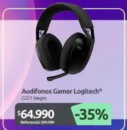 PC Factory Logitech - audifonos gamer oferta