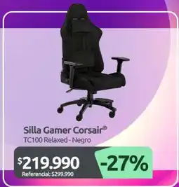 PC Factory Silla gamer corsair oferta