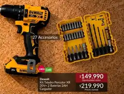 Constructor Sodimac Dewalt - kit taladro percutor xr oferta