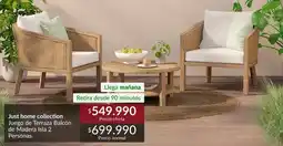 Constructor Sodimac Juego de cerazza balcon de madera oferta