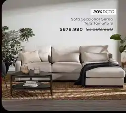 Rosen Sofá regional sorao tela tamaño s oferta