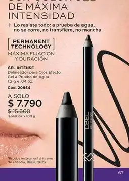 L'Bel Vivo - gel intense oferta