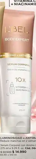 L'Bel Body expert vitamina c + niaciman oferta