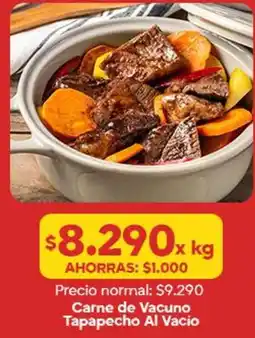 Super Bodega a Cuenta Carne de vacuno tappecho al vacio oferta