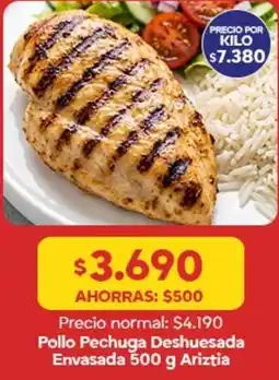 Super Bodega a Cuenta Ariztía - pollo pechuga deshuesada envasada oferta