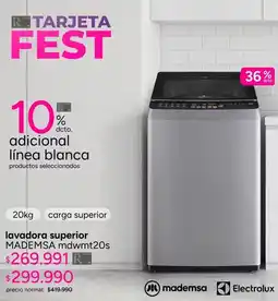 Ripley Mademsa - lavadora superior oferta