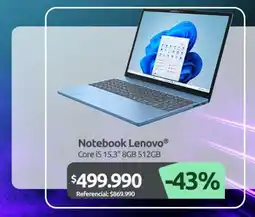PC Factory Lenovo - notebook oferta