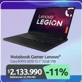 Lenovo - notebook gamer