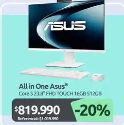 PC Factory Asus - all in one oferta