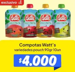 Unimarc Watt's - compotas oferta