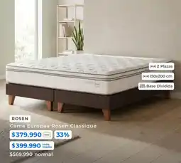 Paris Rosen - cama europea classique oferta