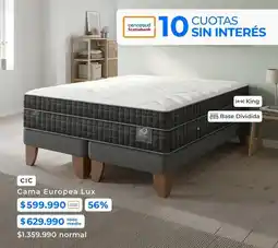 Paris Cic - cama lux oferta