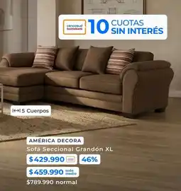 Paris Sofa seccional grandon xl oferta