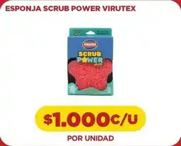 Comercial Castro Virutex - esponja scrub power oferta