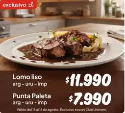 Unimarc Club - lomo liso oferta