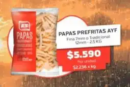 Super Ganga Papas prefritas oferta