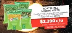 Super Ganga Valor - hortalizas minuto verde oferta