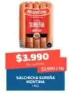Super Ganga Montina - salchicha suirena oferta