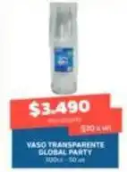 Super Ganga Vaso transparente global party oferta