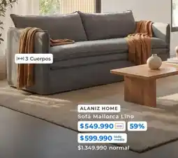 Paris Sofa mallorca lino oferta