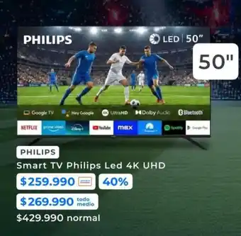 Philips - smart tv led 4k uhd