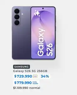 Paris Samsung - galaxy s26 5g 256gb oferta