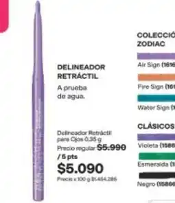 Avon Esmeralda - delineador retractil oferta