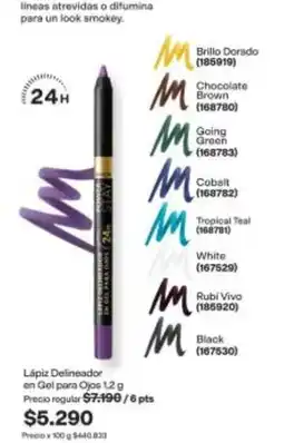 Avon Green - lápic delinador en gel para opz oferta