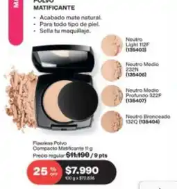 Avon Matificiante oferta